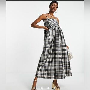 Dream Sister Jane Cosmic Plaid Dress Small Party Holiday Viral